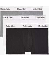 Calvin Klein - Modern Cotton Stretch 3 Pack Trunks Multicoloured - Lyst