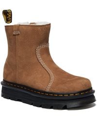 Dr. Martens - Zebzag RIGGER Warm Lined Slip On Nubuck Boots - Lyst