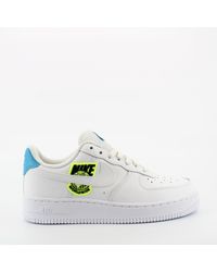 Nike - Air Force 1 07 Leather Lace Up Trainers Ct1414 101 - Lyst