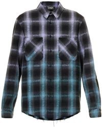 Amiri - Long Sleeve Plaid Shirt - Lyst