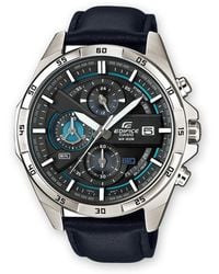 G-Shock - Edifice Watch Efr-556L-1Avuef Leather (Archived) - Lyst