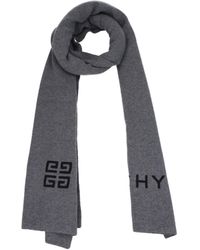 Givenchy - Men 's Wollen Sjaals Grijs/wolf Grijs - Lyst