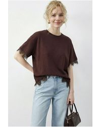 Bianco Lucci - Elastane T-Shirt - Lyst