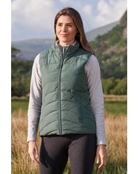 Mountain Warehouse - 'Opal' Padded Gilet With Front Pockets Winter Warm Rain Coat - Lyst