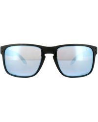 Oakley - Lunettes De Soleil Holbrook Oo9102-C1 Poli Prizme Noir Polarisé Polarisé - Lyst