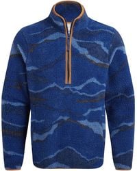 Craghoppers - National Trust Rawthey Landscape Fleece Top (Juniper Berry) - Lyst