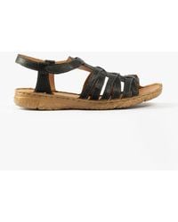 Josef Seibel - Ivy 02 Sandals Schwarz - Lyst