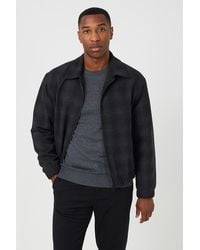 Brave Soul - Faux Wool Checked Jacket - Lyst