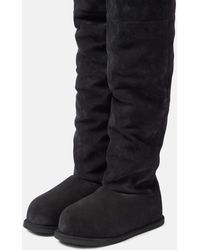 AMINA MUADDI - Heidi Thigh High Boot 15 Crosta Bla - Lyst