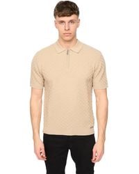 Duck and Cover - Danvers Knitted Quarter Zip Polo Shirt - Lyst
