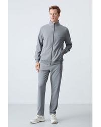 TOMMY LIFE - Zip-Collar Sweatshirt And Pants Set - Lyst