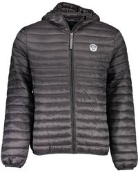 North Sails - Zwarte Polyamide Jas - Lyst