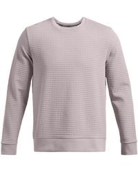 Under Armour - Unstoppable Crew Neck Ribbed Collar Long Sleeve Sweater - Lyst