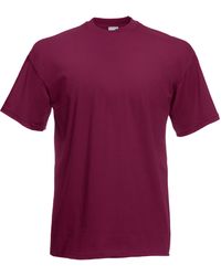 Fruit Of The Loom - Valueweight Short Sleeve T-Shirt - Lyst