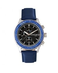 Breed - Maverick Chronograph Leather-Band Watch W/Date - Lyst