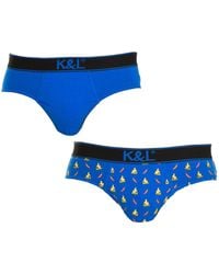 Kisses&Love - Pack-2 Slips Funny Breathable Fabric Kl2006 - Lyst