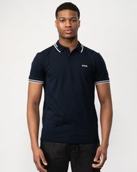 BOSS - Paul Short Sleeve Polo Shirt With Contrast Tipping Nos - Lyst