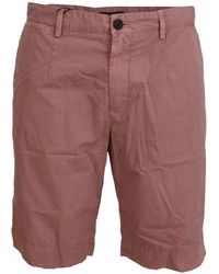 Dolce & Gabbana - Katoenen Shorts Effen Stijl - Lyst