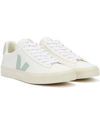 Veja - Campo Chromefree Leder extra weiße Matcha -Trainer - Lyst