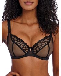 Freya - Loveland Sheer Plunge Bra - Lyst