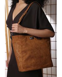 Where's That From - 'Kelp' Tote Handbag For With Minimal Stitch Detail - Lyst