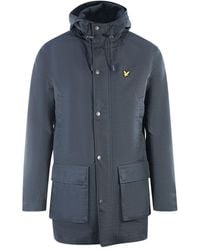 Lyle & Scott - Hooded Parka Jacket - Lyst