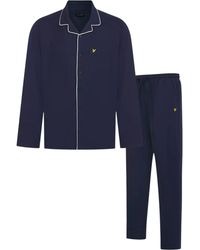 Lyle & Scott - Bellingham Check Pyjama Set Cotton Regalur Fit - Lyst