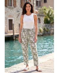 Roman - Classic Floral Print Stretch Trouser - Lyst