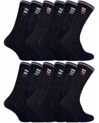 Sock Snob - 12 Pairs Retro Stripe Cotton Sports Socks - Lyst