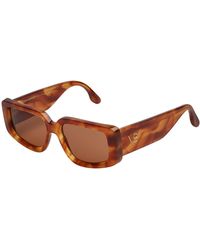 Victoria Beckham - Vb670S Rectangular Sunglasses For - Lyst