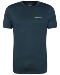 Mountain Warehouse - Echo Gemêleerd Gerecycled T-shirt (marine) - Lyst