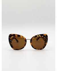 SVNX - Oversized Cat-Eye Sunglasses - Lyst