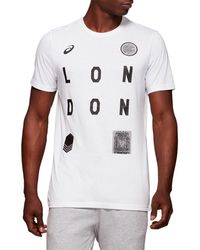 Asics - London City Wit T-Shirt - Lyst