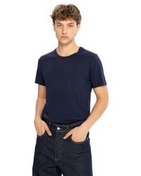 Giesto - Crew Neck Cotton T-Shirt - Lyst