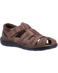 Hush Puppies - Albert Leather Sandals - Lyst