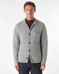 Oliver Sweeney - Heywood Alpaca Wool Blend Knitted Overshirt - Lyst
