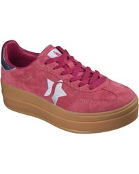 Skechers - Academy Hi Elevated Essence Lederen /Blauwe Sneakers - Lyst