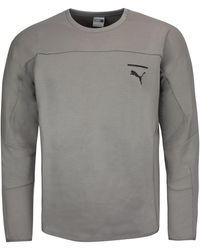 PUMA - Pace Crew Sweat Casual Top 577658 38 Textile - Lyst