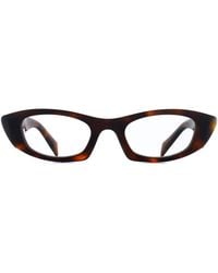 Prada - Oval Juniper Tortoise Prb16S - Lyst