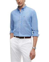 Tommy Hilfiger - Oxford Shirt Cotton Long Sleeve Casual Formal Classic Fit - Lyst