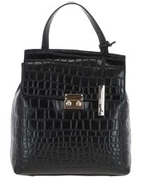 Ashwood Leather - Croc Print Real Backpack - Lyst