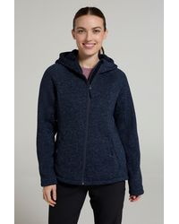 Mountain Warehouse - 'Nevis' Fur Lined Hoodie Full Zip Warm Cosy Jumper Cotton - Lyst