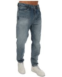 Ted Baker - Garage Slimfit Jeans Voor , Blauw - Lyst