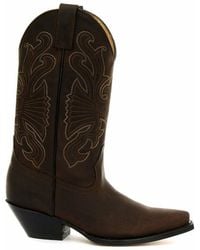 Grinders - Leather Western Cowboy Boots-Buffalo - Lyst
