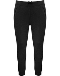 New Balance - Stretch Graphic Logo Zwart Fortitech Fleece Track Broek Mp11143 - Lyst
