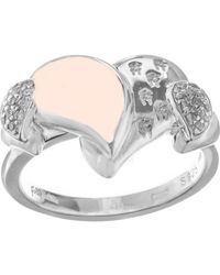 Folli Follie - 3R0S004Cw-52 Ladies Ring Sterling - Lyst