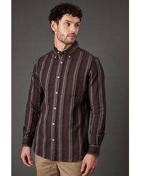 MAINE - Stripe Long Sleeve Shirt Cotton - Lyst