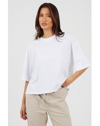 Brave Soul - Boxy Oversized Short Sleeve T-Shirt - Lyst