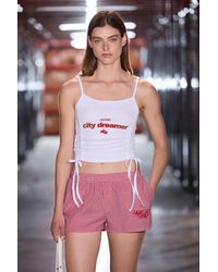 Grimelange - High Waist Gingham Shorts - Lyst