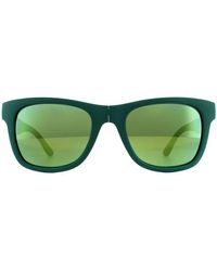 Lacoste - Rectangle Folding Matt Sunglasses - Lyst